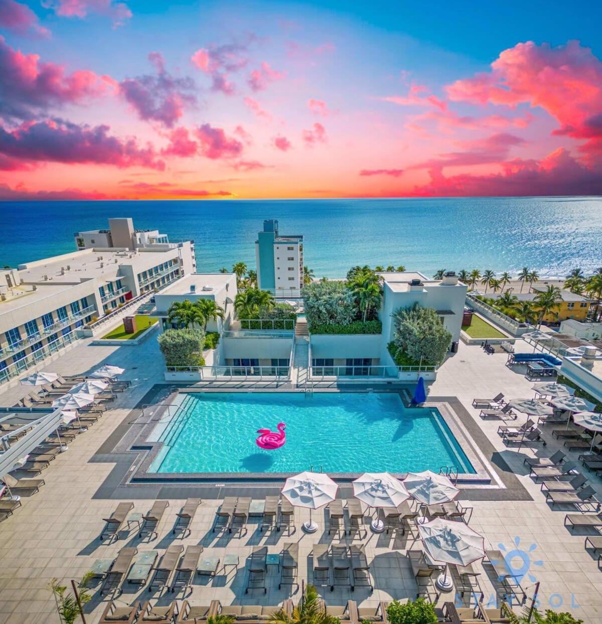 Hollywood Beach Broad - Walk - Amazing Pool - Hot Tub Buitenkant foto