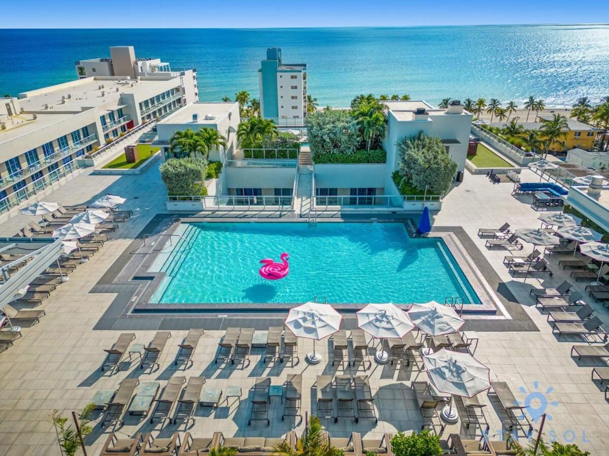 Hollywood Beach Broad - Walk - Amazing Pool - Hot Tub Buitenkant foto