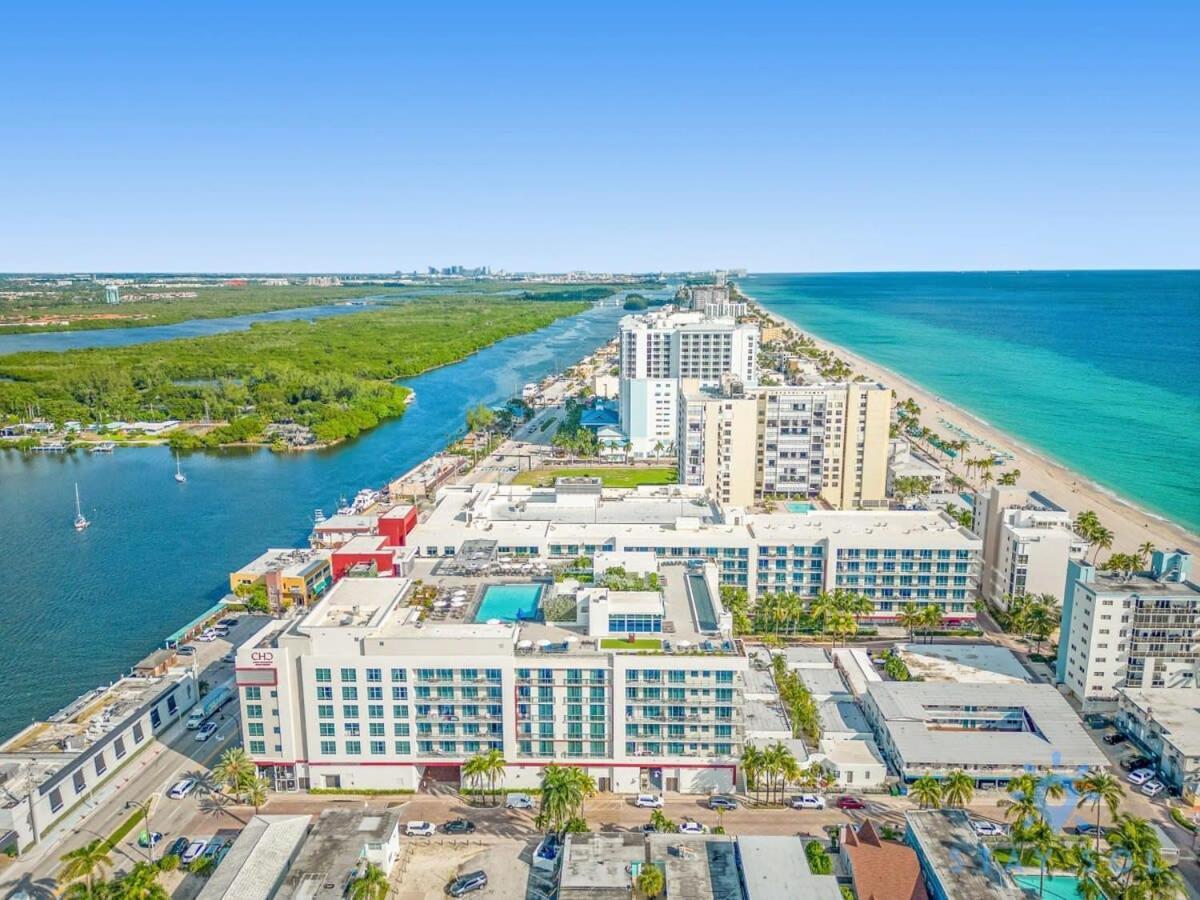 Hollywood Beach Broad - Walk - Amazing Pool - Hot Tub Buitenkant foto