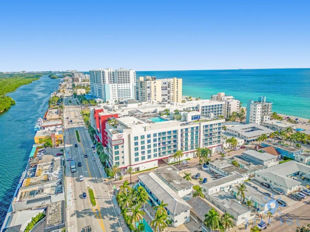 Hollywood Beach Broad - Walk - Amazing Pool - Hot Tub Buitenkant foto