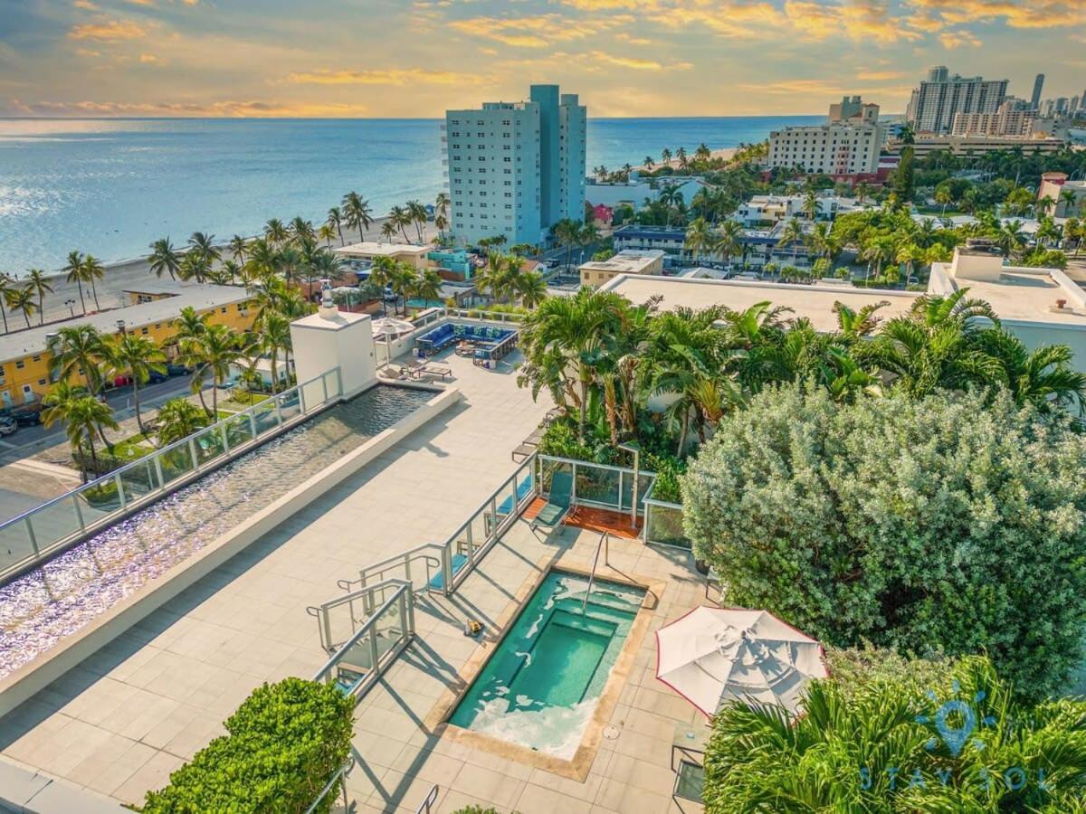 Hollywood Beach Broad - Walk - Amazing Pool - Hot Tub Buitenkant foto