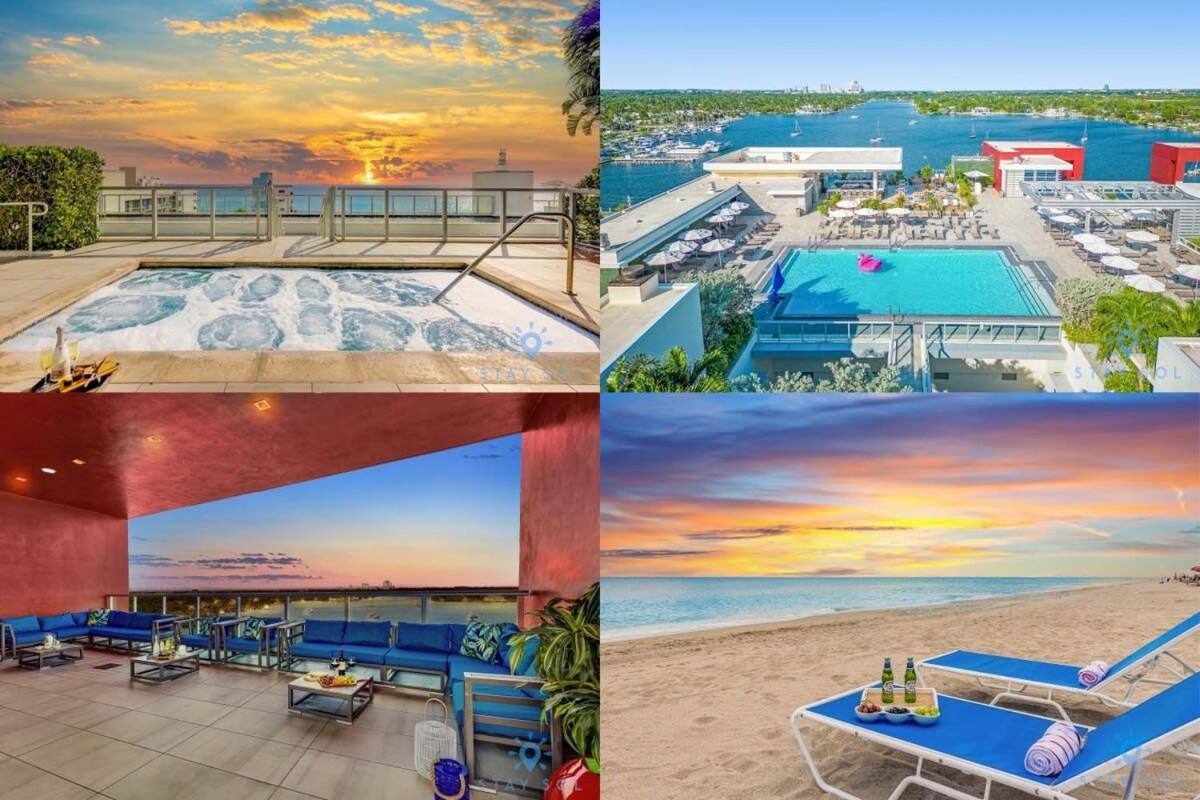 Hollywood Beach Broad - Walk - Amazing Pool - Hot Tub Buitenkant foto